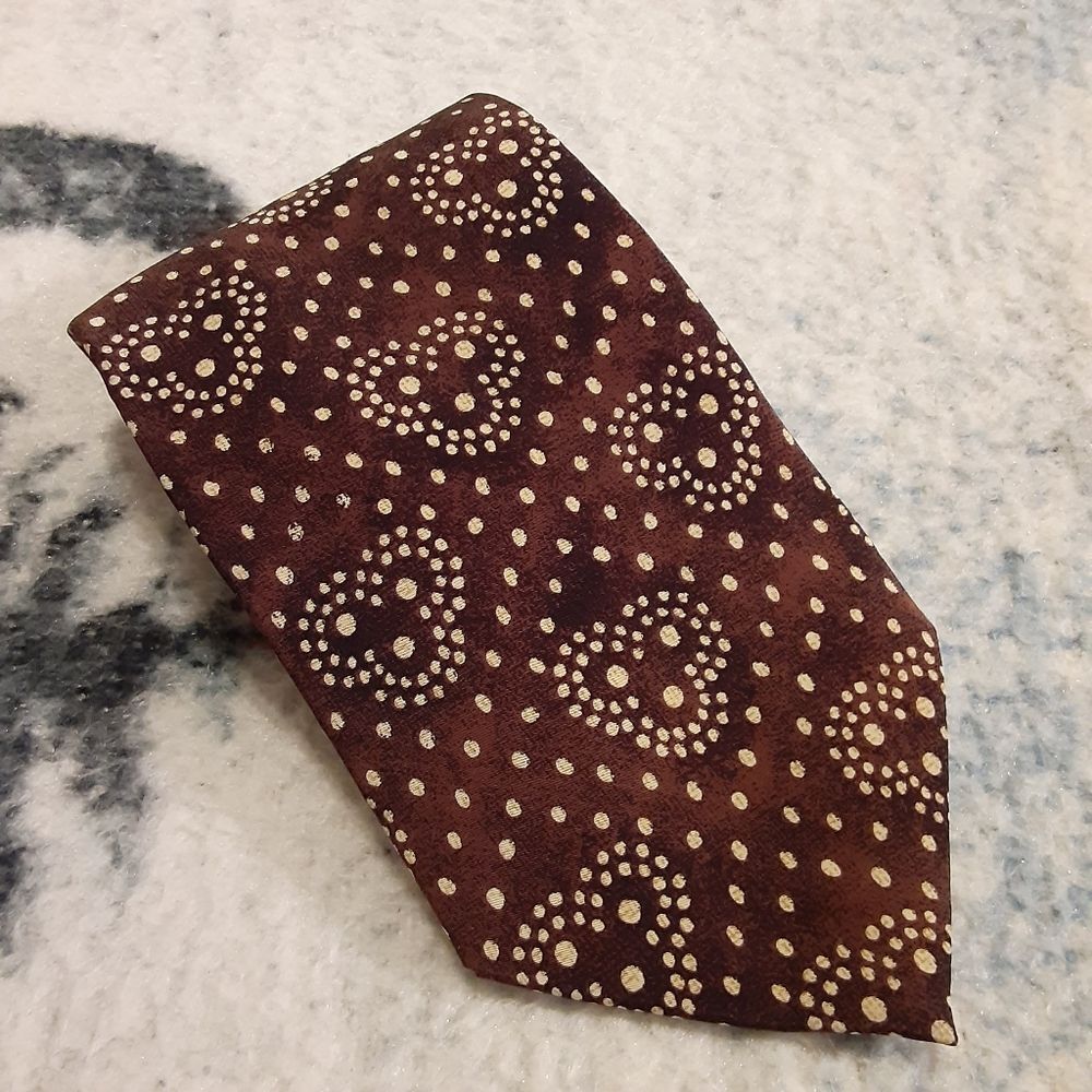 Giorgio Armani Silk Polka Dotted Tie